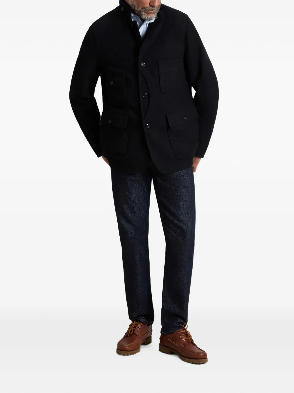 Woolrich Upland blazer Zwart