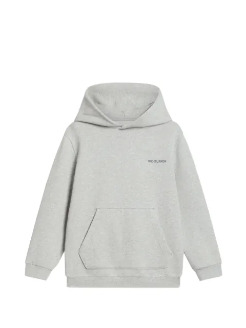 Woolrich logo-print pouch-pocket hoodie