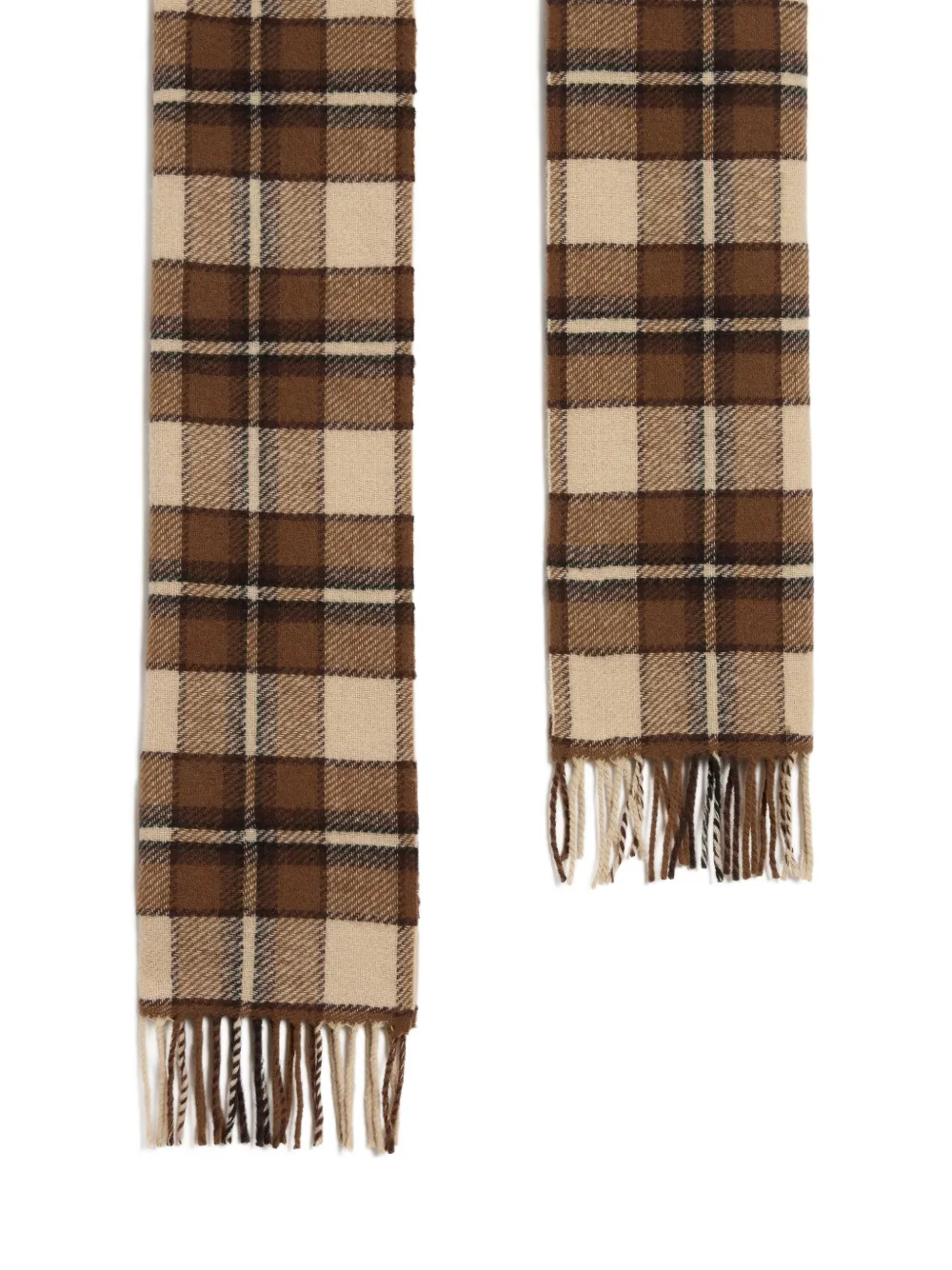 Woolrich Geruite sjaal Bruin
