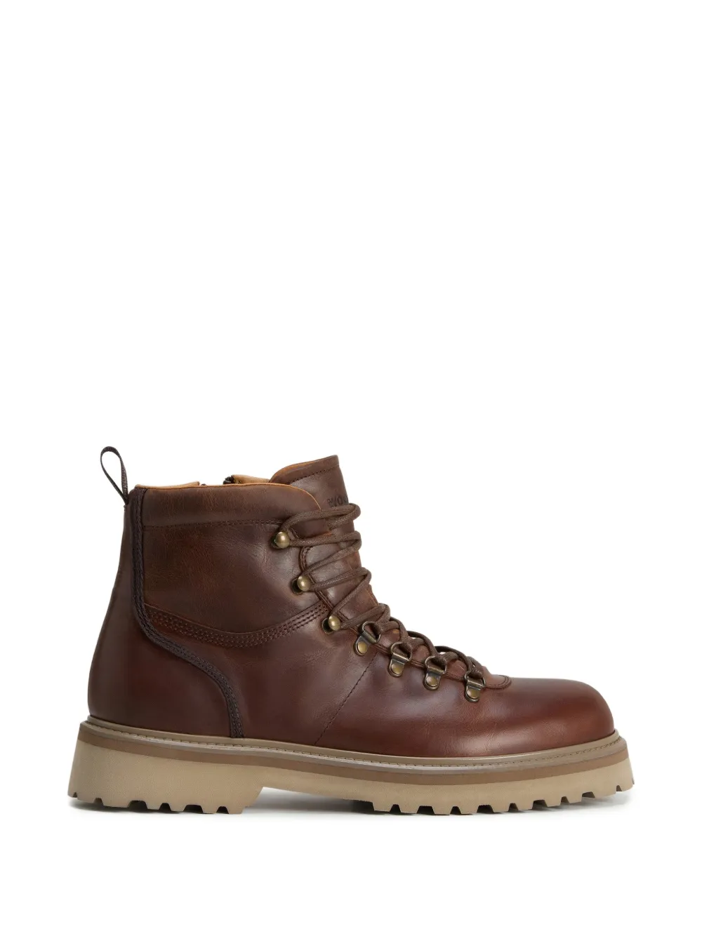 Woolrich lace-up leather hiking boots | Brown | Image 1