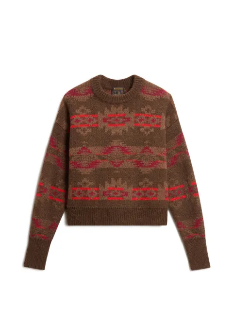 Woolrich Suéter Fair Isle com decote careca