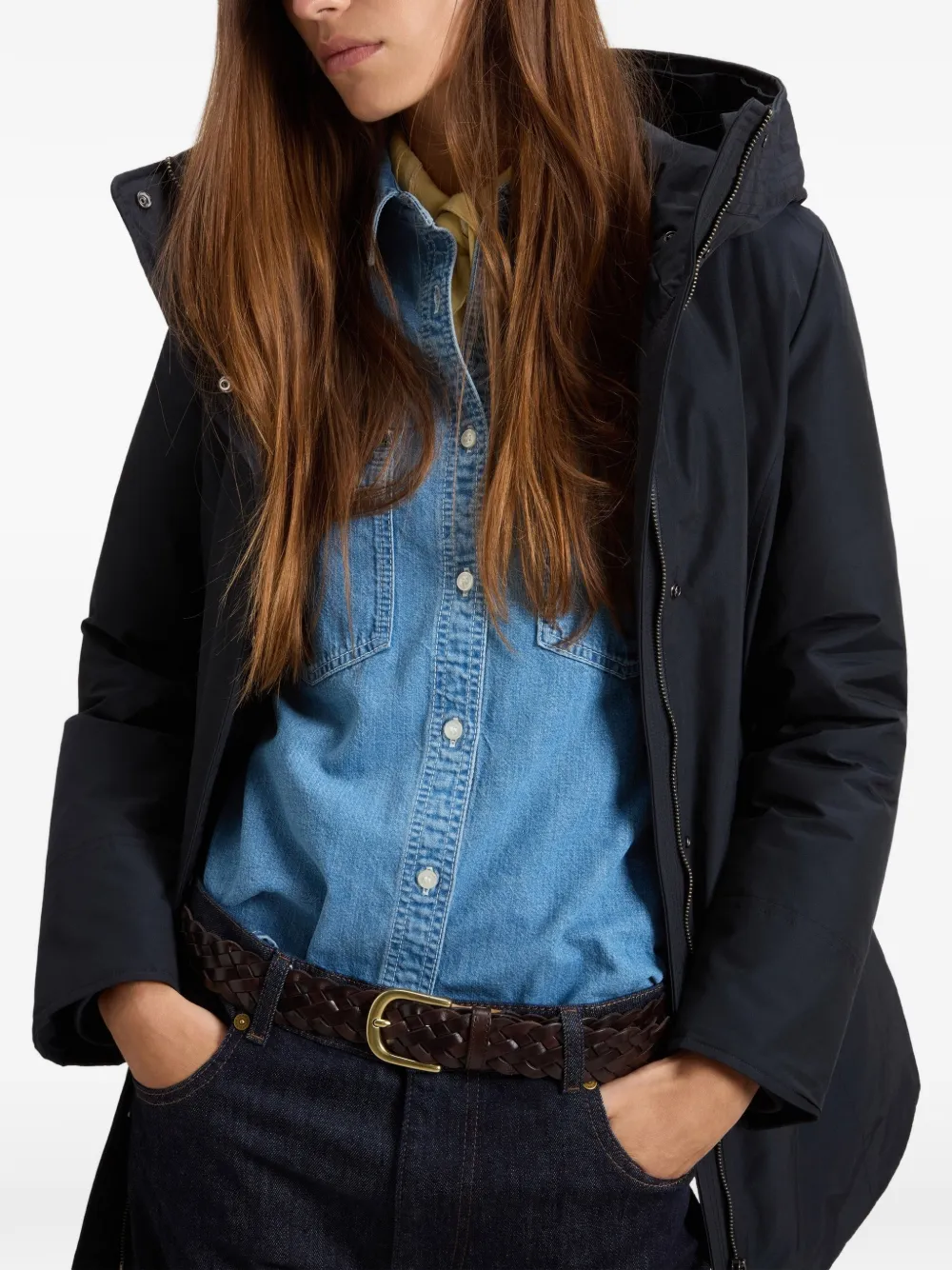 Woolrich Boulder parka met afwerking van imitatiebont Blauw