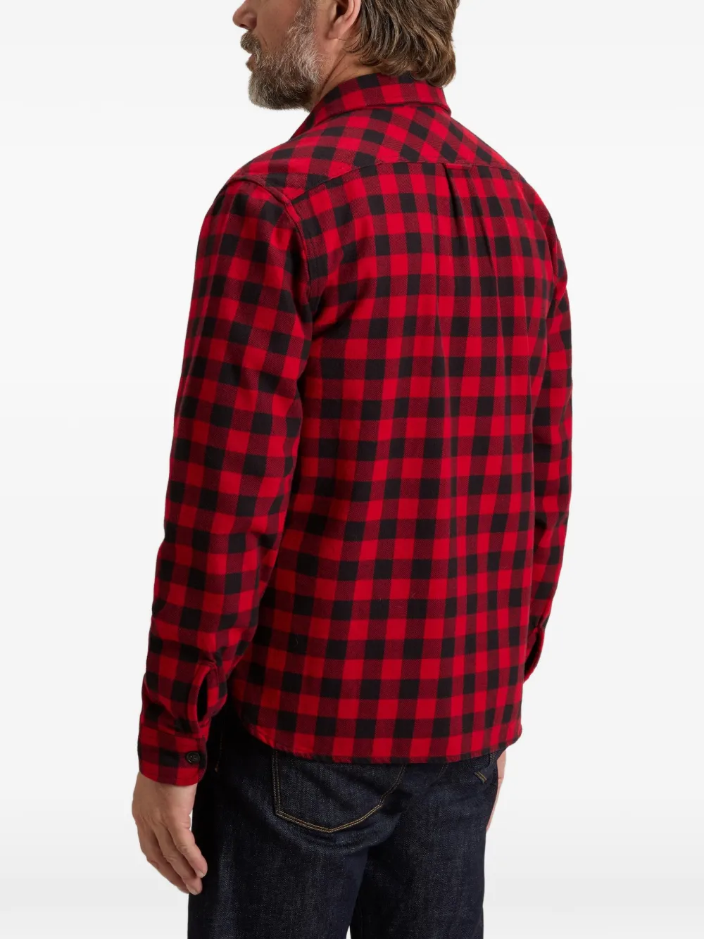 Woolrich Geruit katoenen overhemd Rood