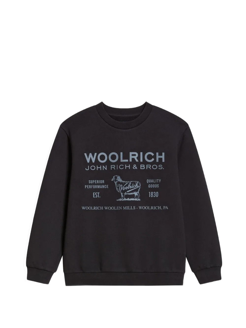 Woolrich graphic-print sweatshirt - Schwarz