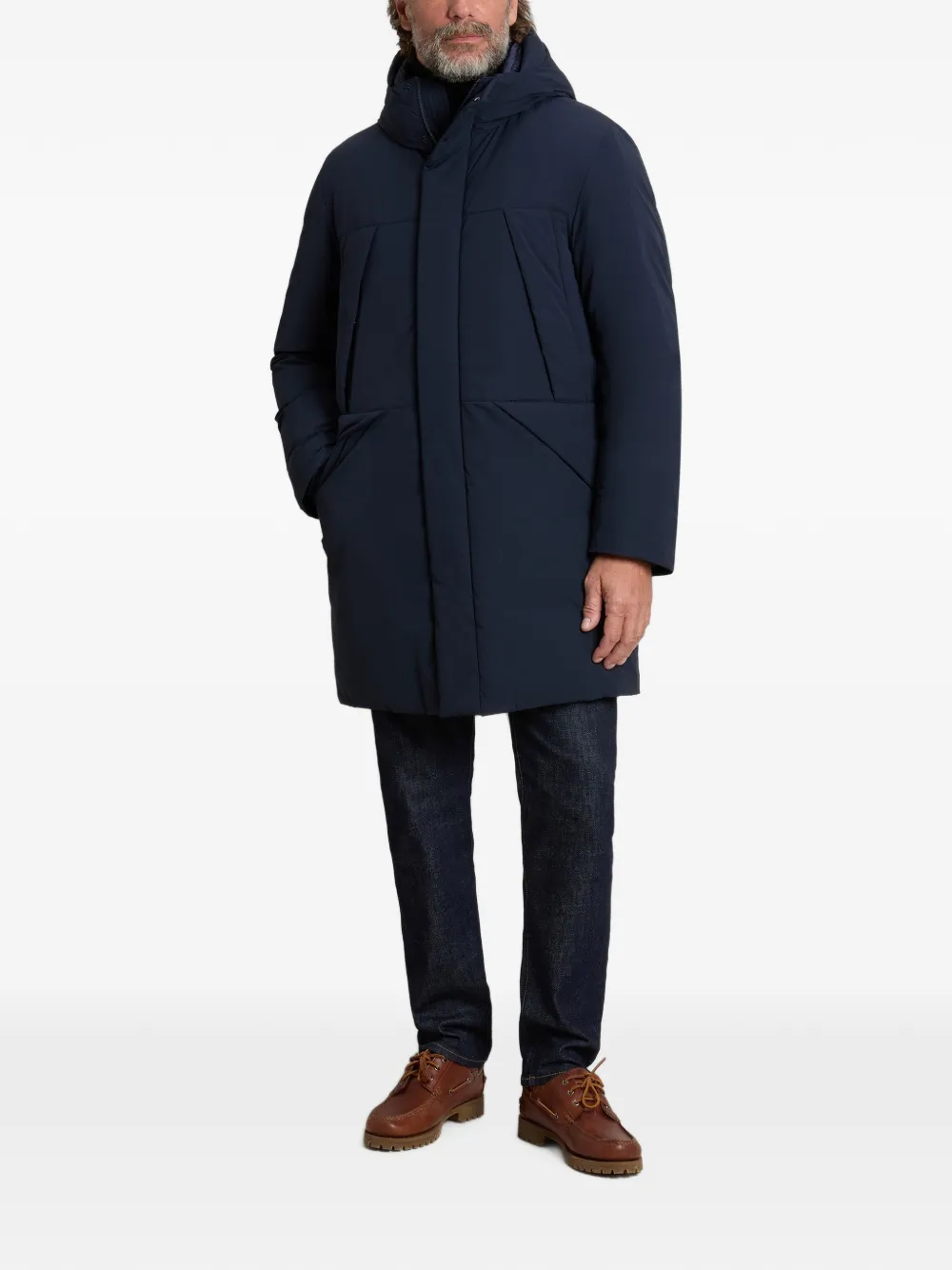 Woolrich Teton puffer coat Blauw