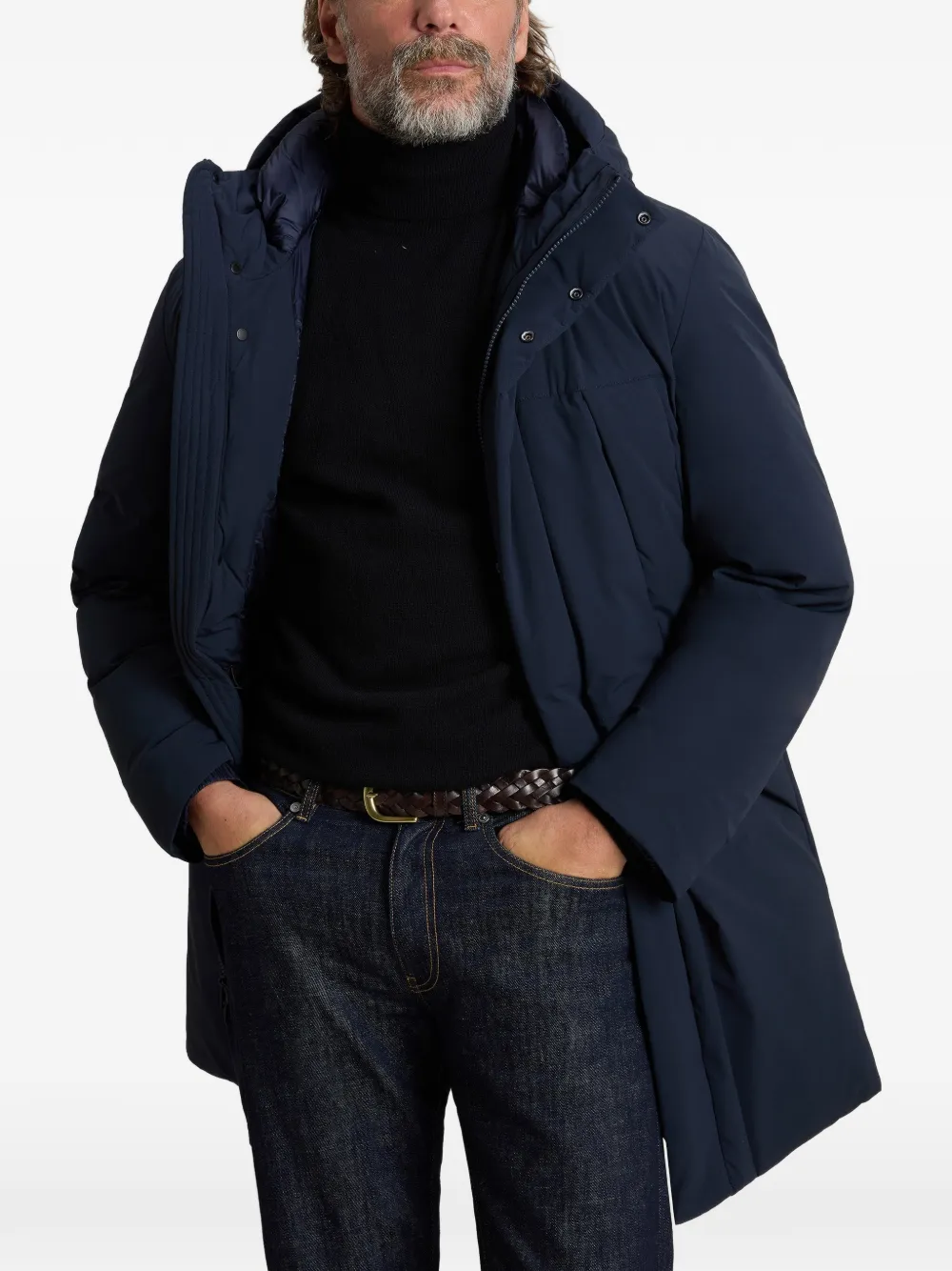 Woolrich Teton puffer coat Blauw