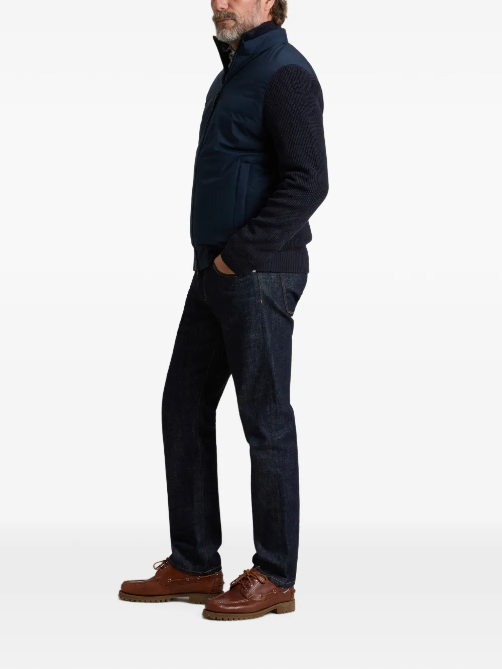 Woolrich Cloud Hybrid bomberjack Blauw