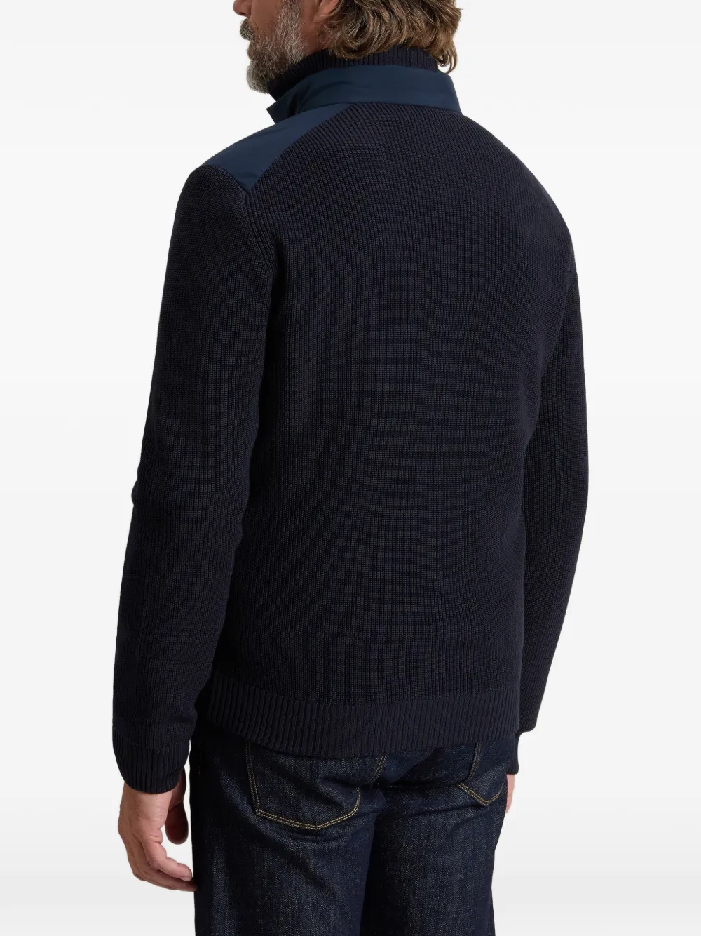 Woolrich Cloud Hybrid bomberjack Blauw