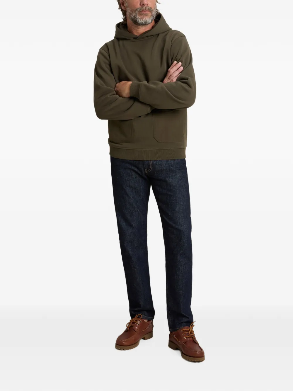 Woolrich Hoodie met zakdetail Groen