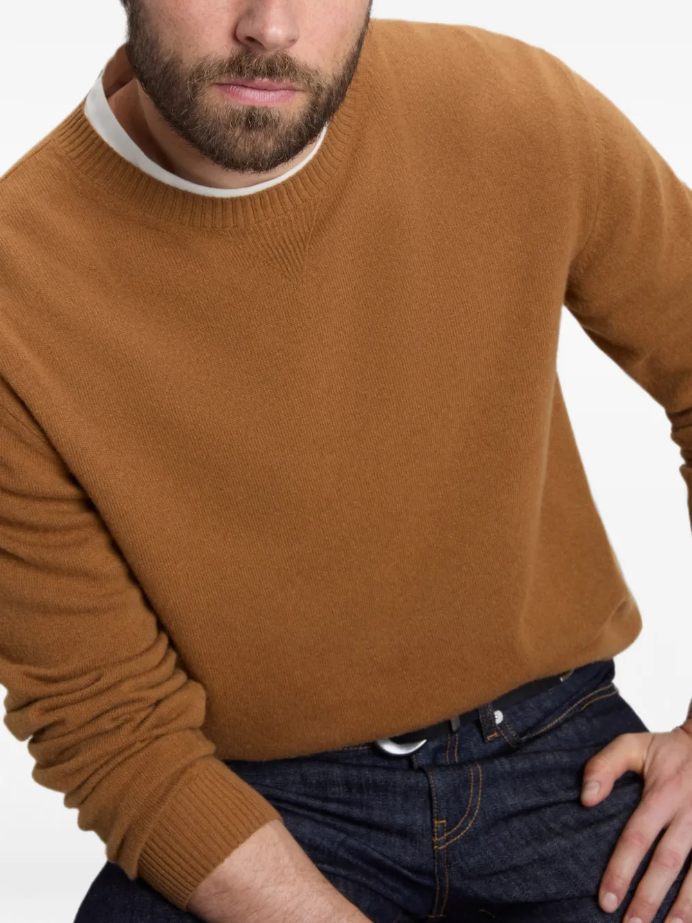 Woolrich Trui met ronde hals Bruin