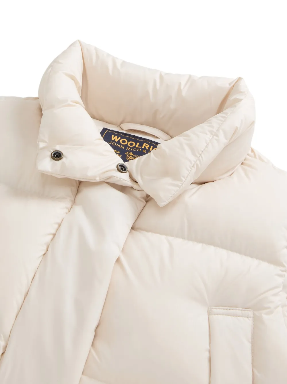 Woolrich quilted high-neck gilet Beige