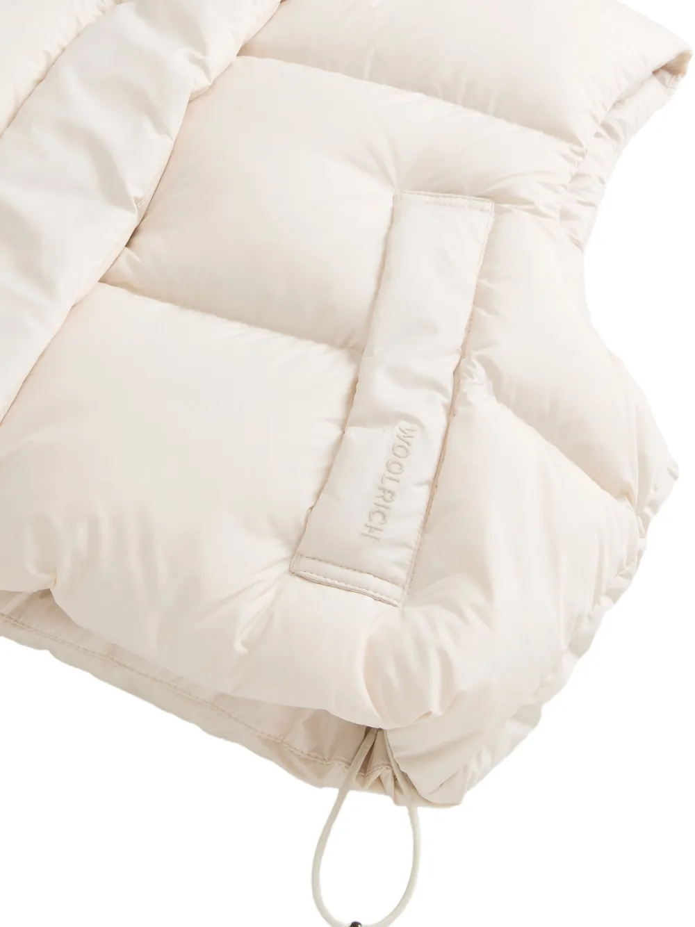 Woolrich quilted high-neck gilet Beige