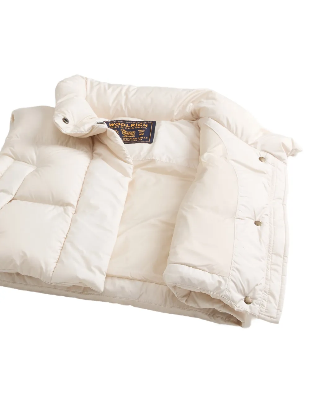 Woolrich quilted high-neck gilet Beige
