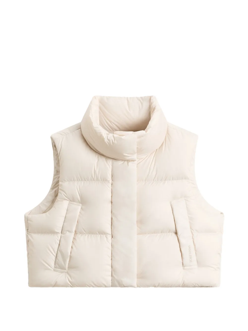 Woolrich Bodywarmer met hoge hals Beige