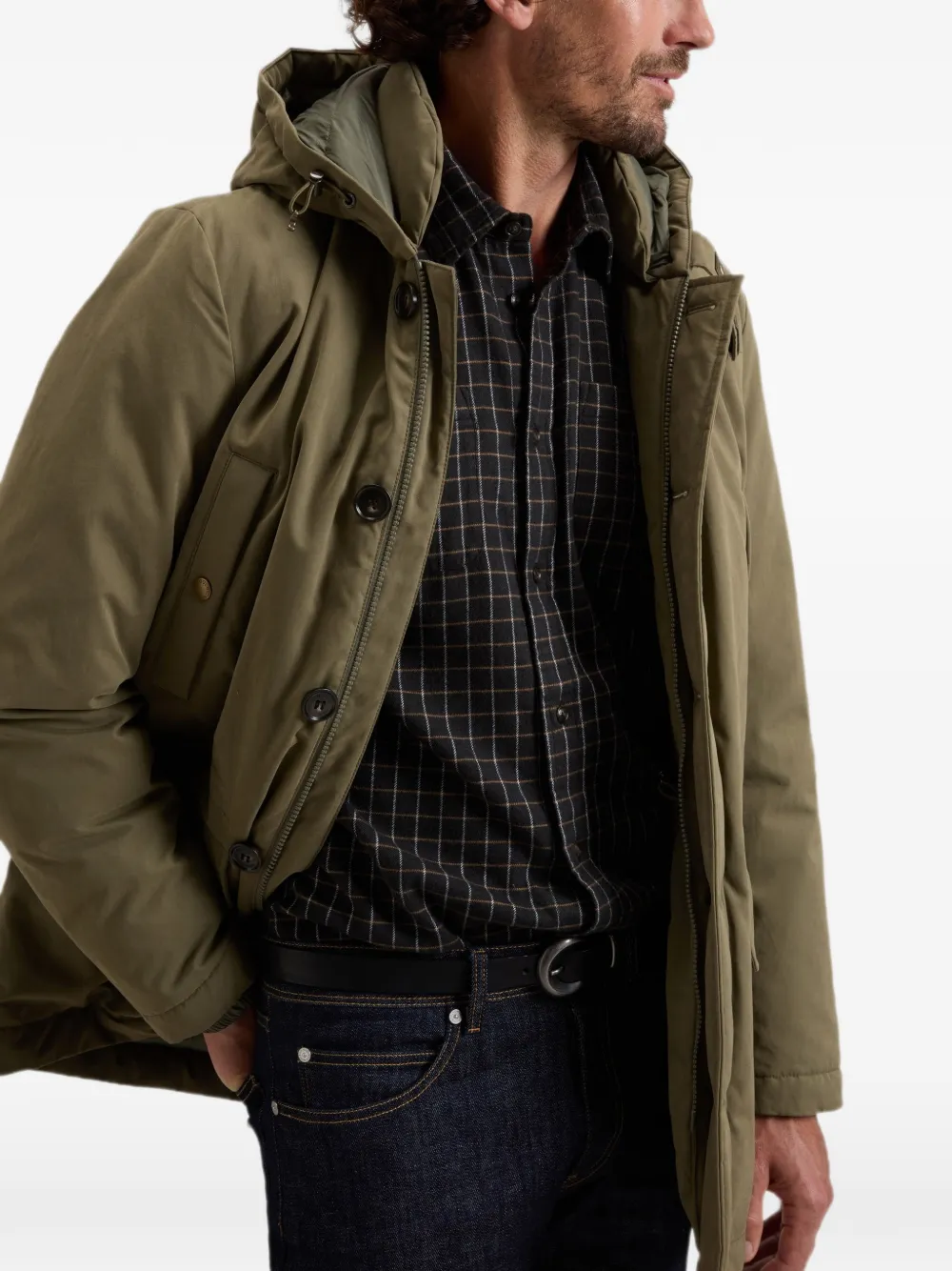 Woolrich Mountain Cloth parka Groen