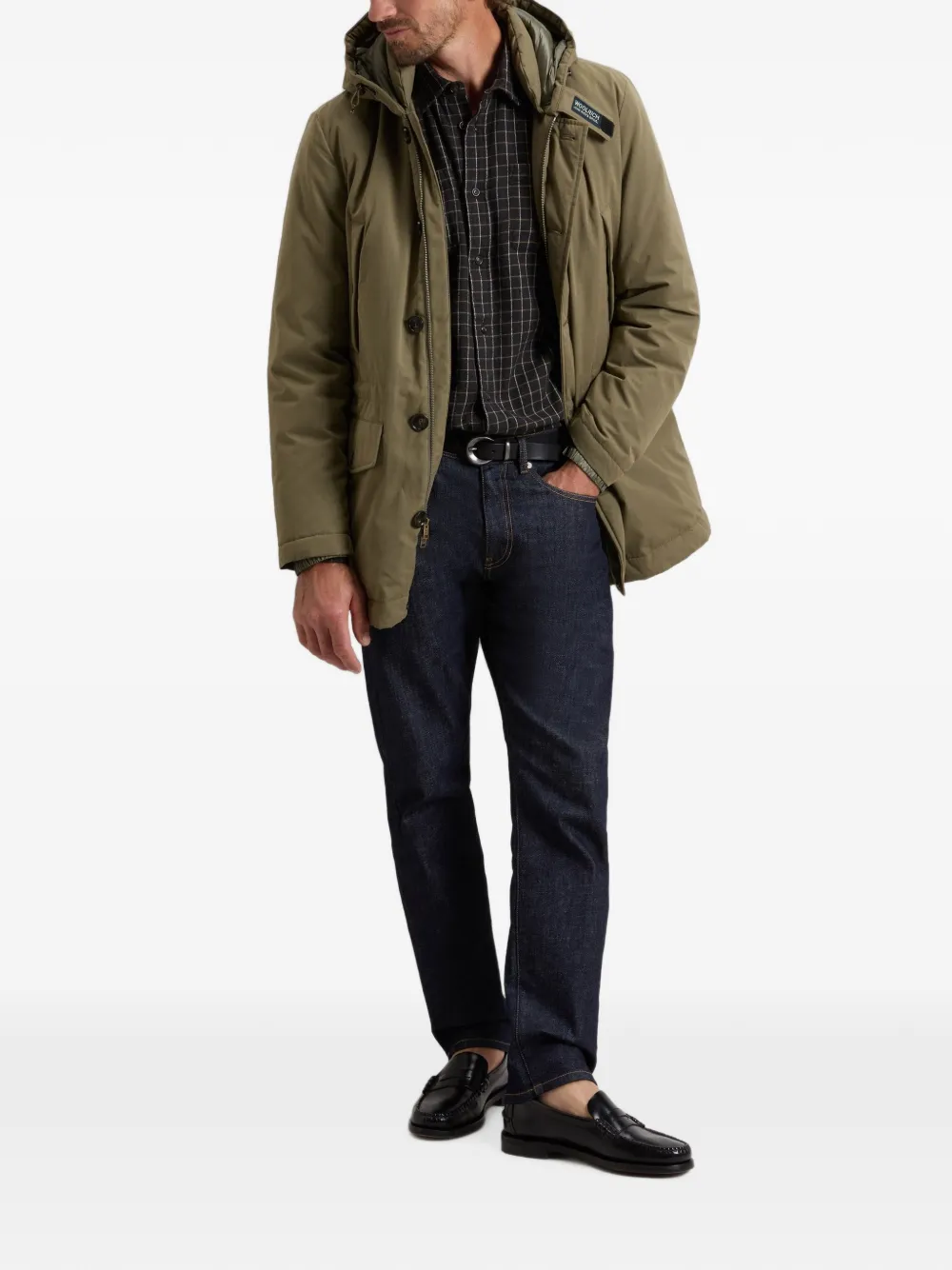 Woolrich Mountain Cloth parka Groen
