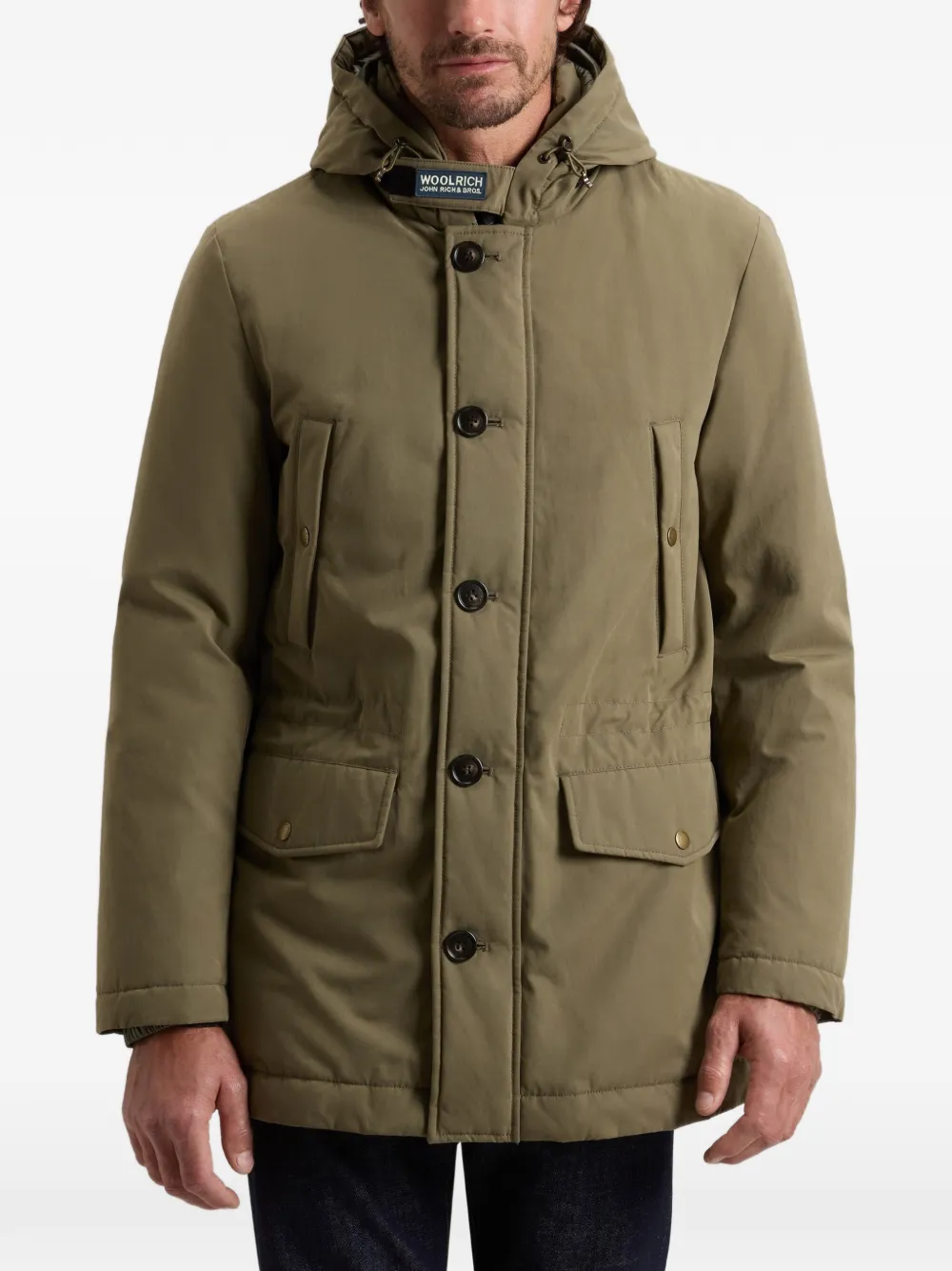 Woolrich Mountain Cloth parka Groen