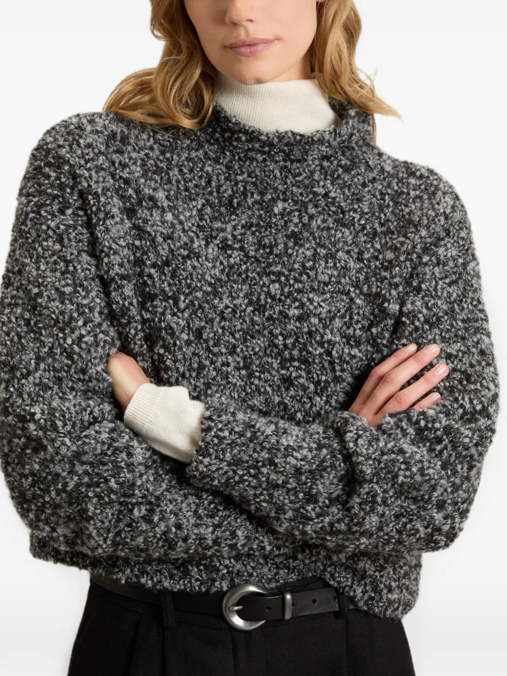 Woolrich Bouclé coltrui Grijs