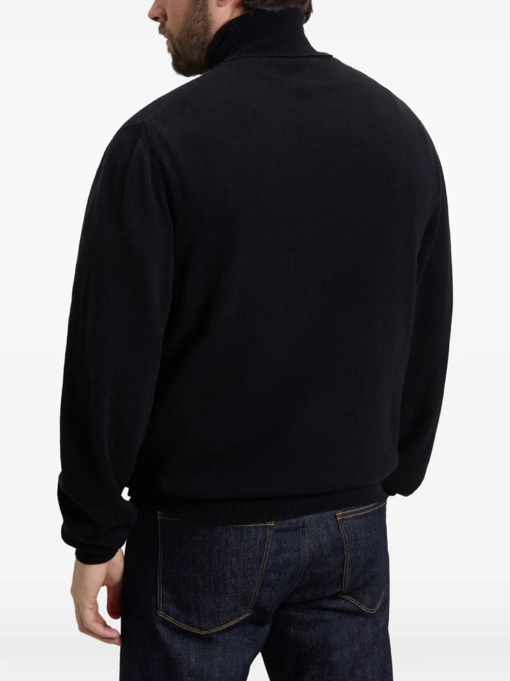 Woolrich Wollen coltrui Zwart