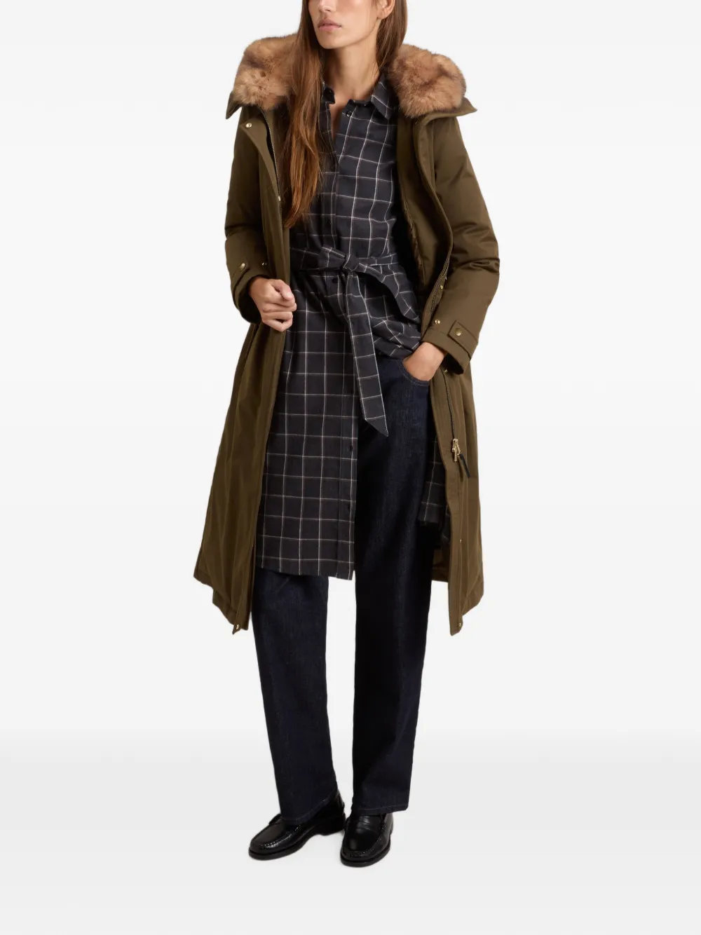 Woolrich Parka met capuchon Groen