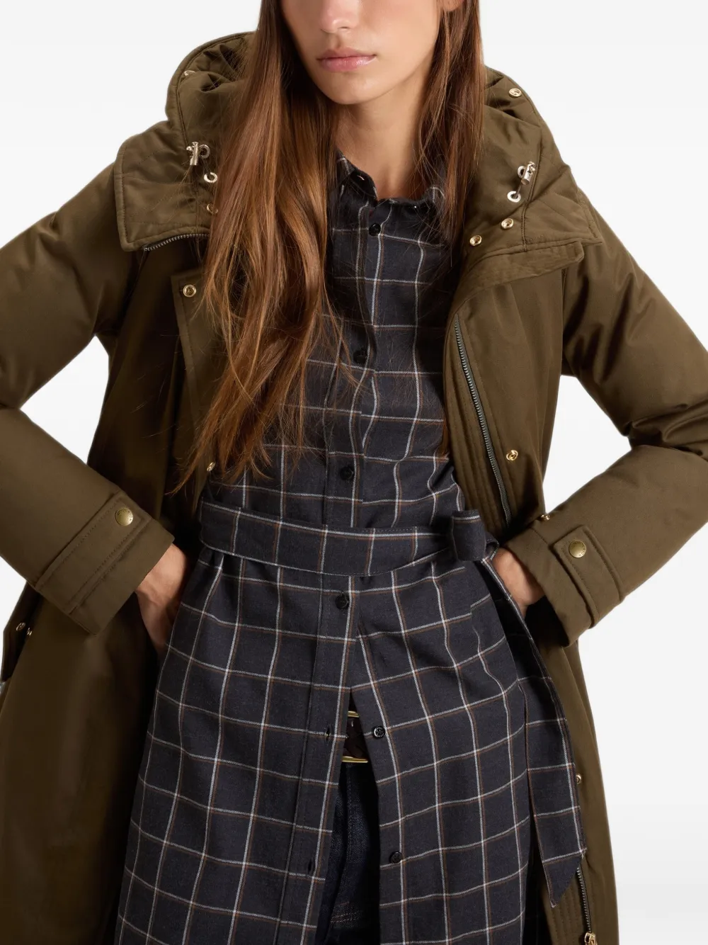 Woolrich Parka met capuchon Groen