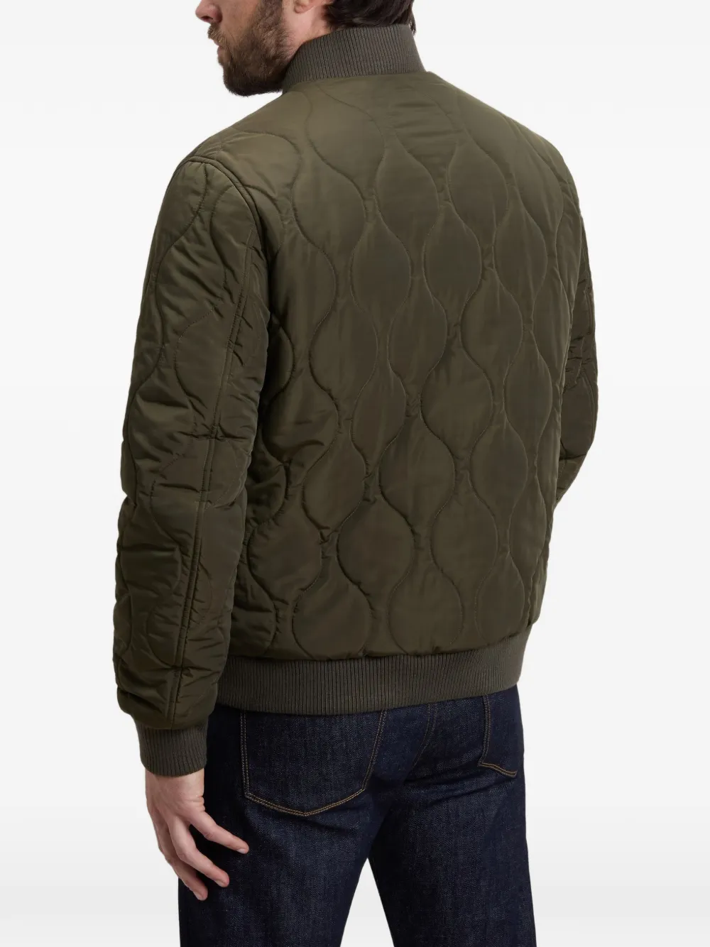 Woolrich Gewatteerd jack Groen