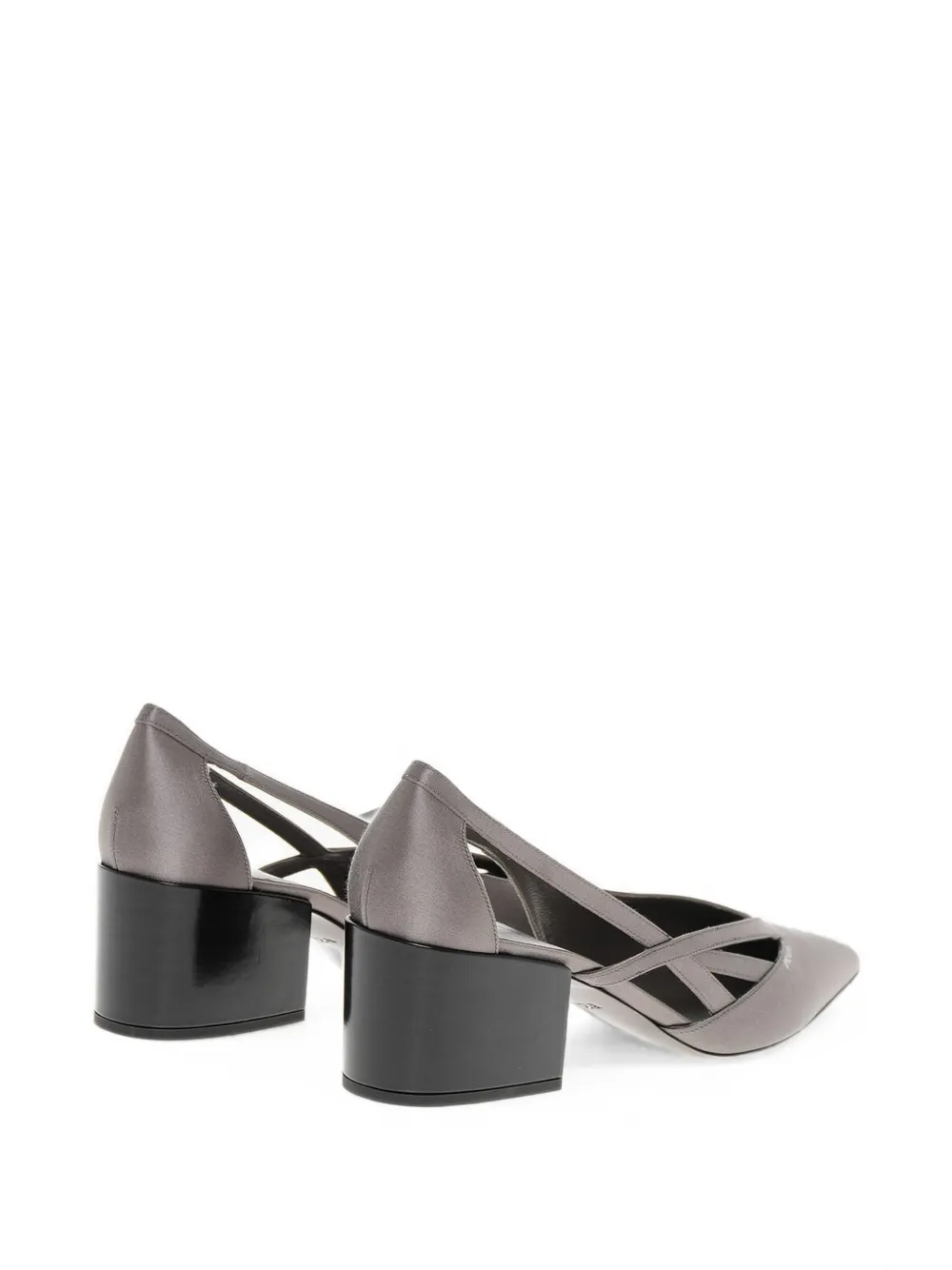 Prada cut-out pointed-toe pumps Grijs