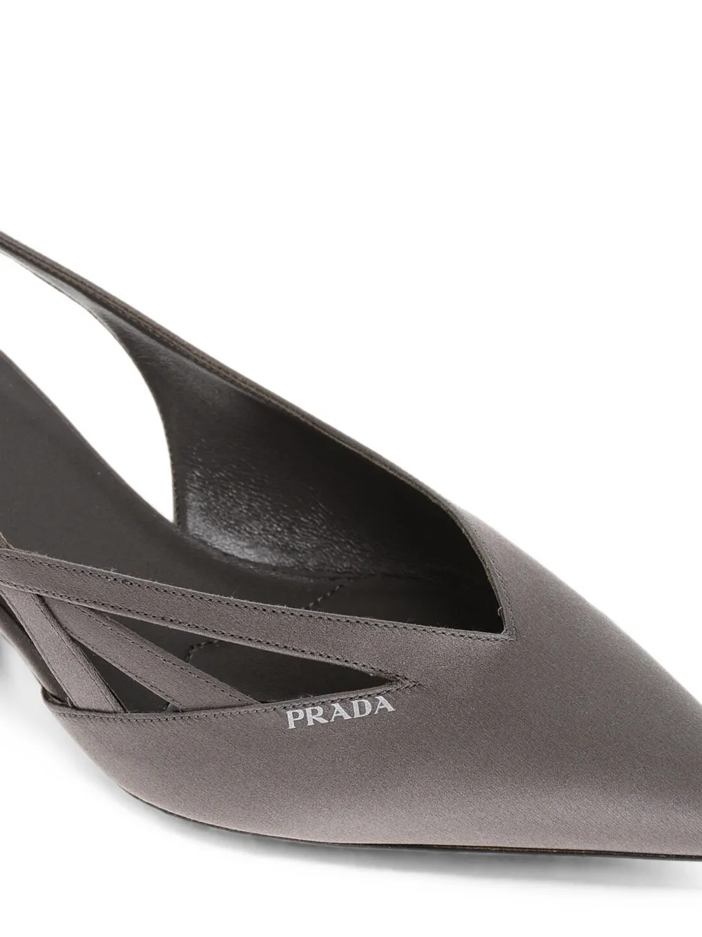 Prada cut-out pointed-toe pumps Grijs
