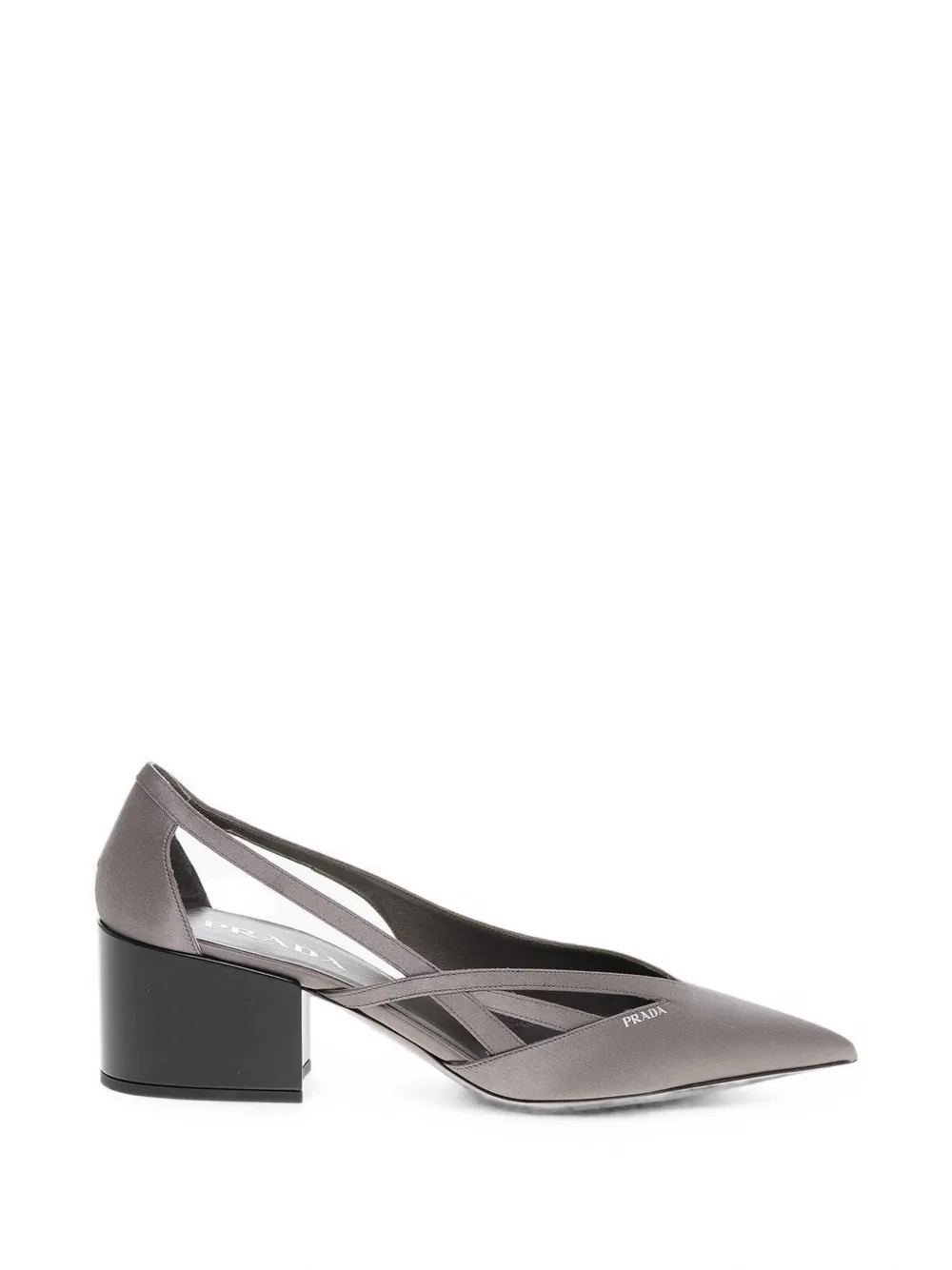 Prada cut-out pointed-toe pumps Grijs