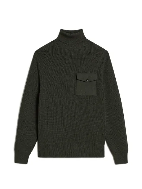 Woolrich turtleneck pocket-detail sweater