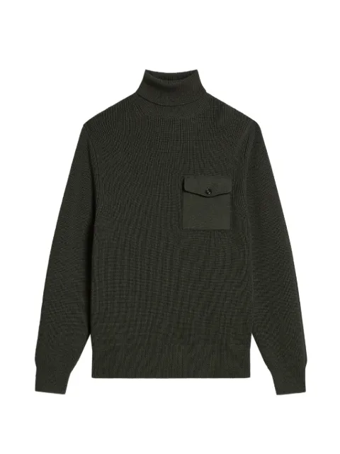 Woolrich turtleneck pocket-detail sweater