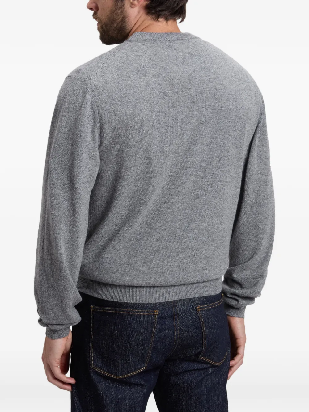 Woolrich Trui met ronde hals Grijs