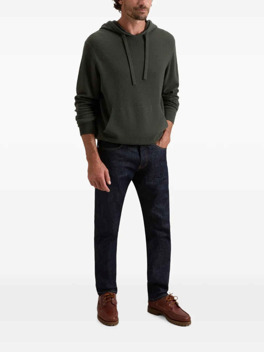 Woolrich Hoodie met trekkoord Groen