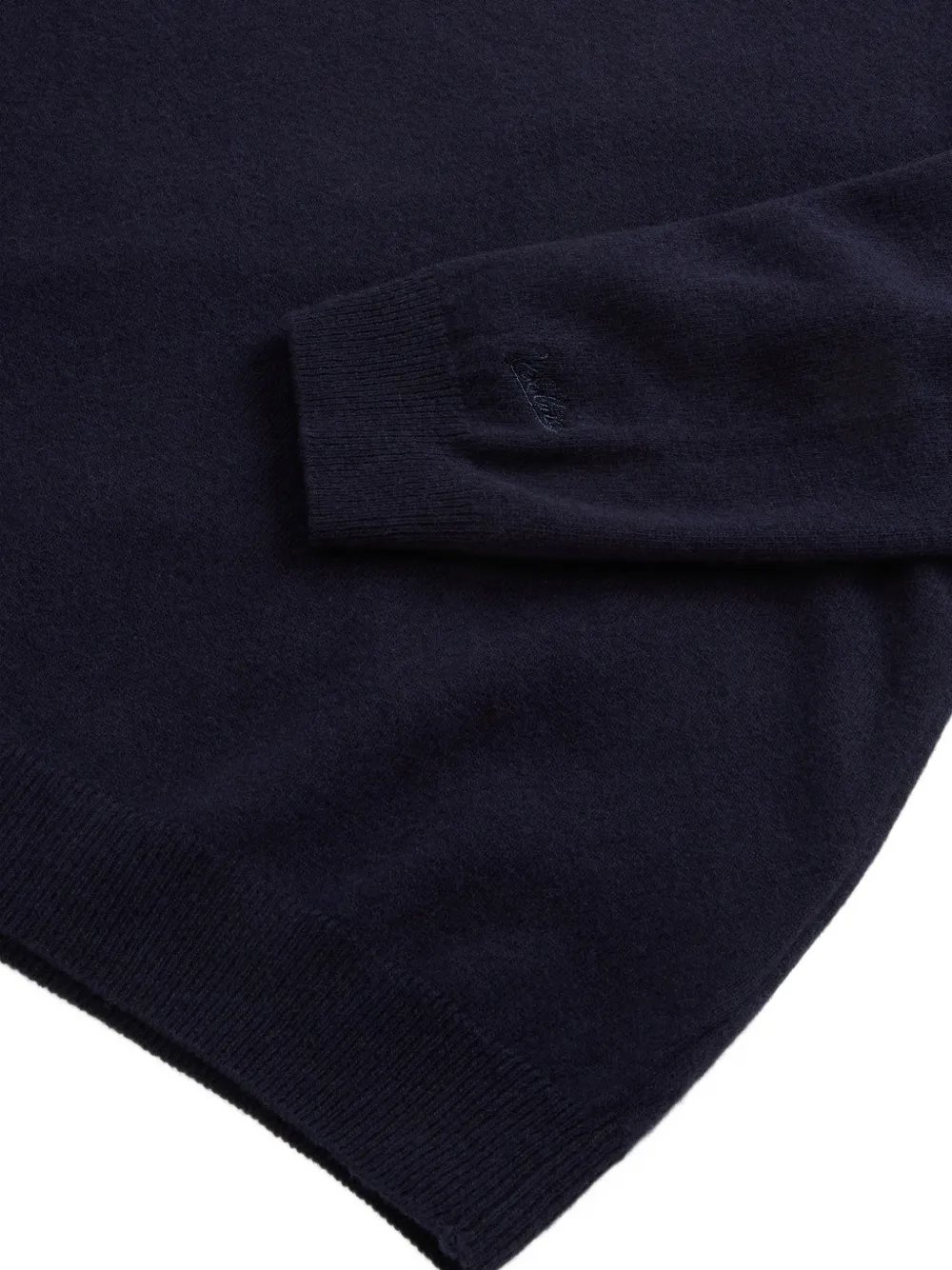 Woolrich V-neck wool sweater Blauw