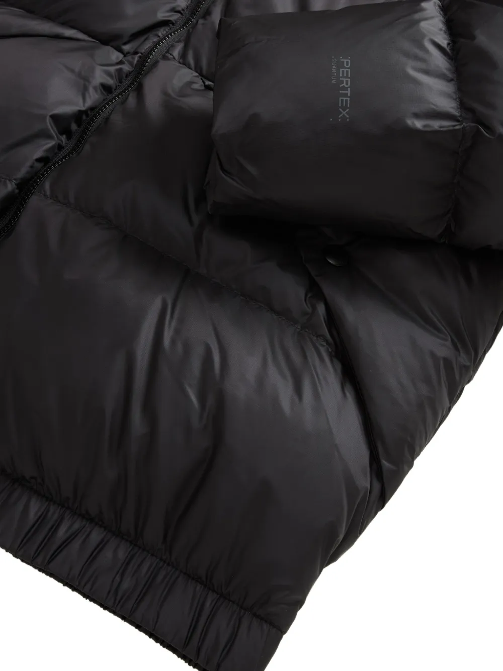 Woolrich Pertex hooded puffer jacket Zwart