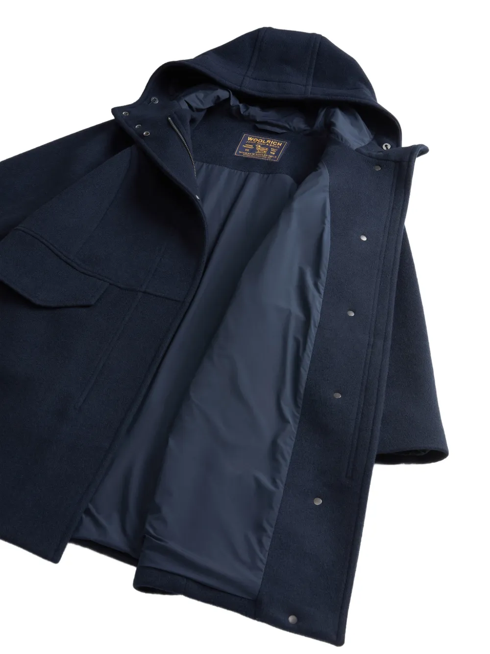 Woolrich Melton parka met capuchon Blauw