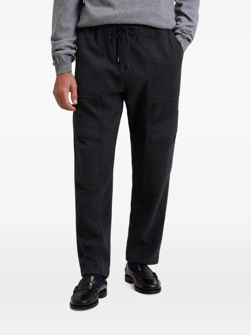 Woolrich Broek met trekkoordtaille Grijs