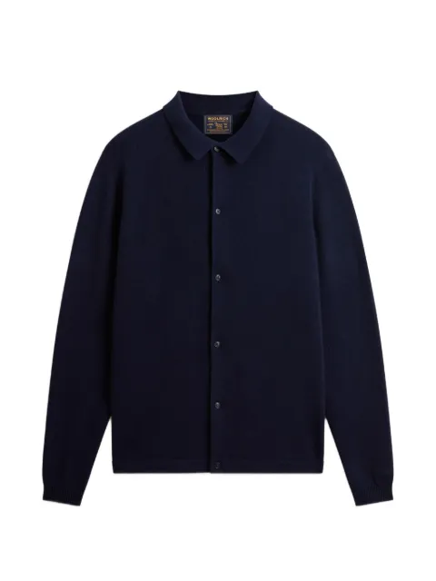 Woolrich button-up collared cardigan