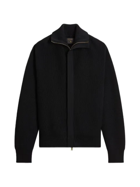 Woolrich ribbed-knit zip-up cardigan