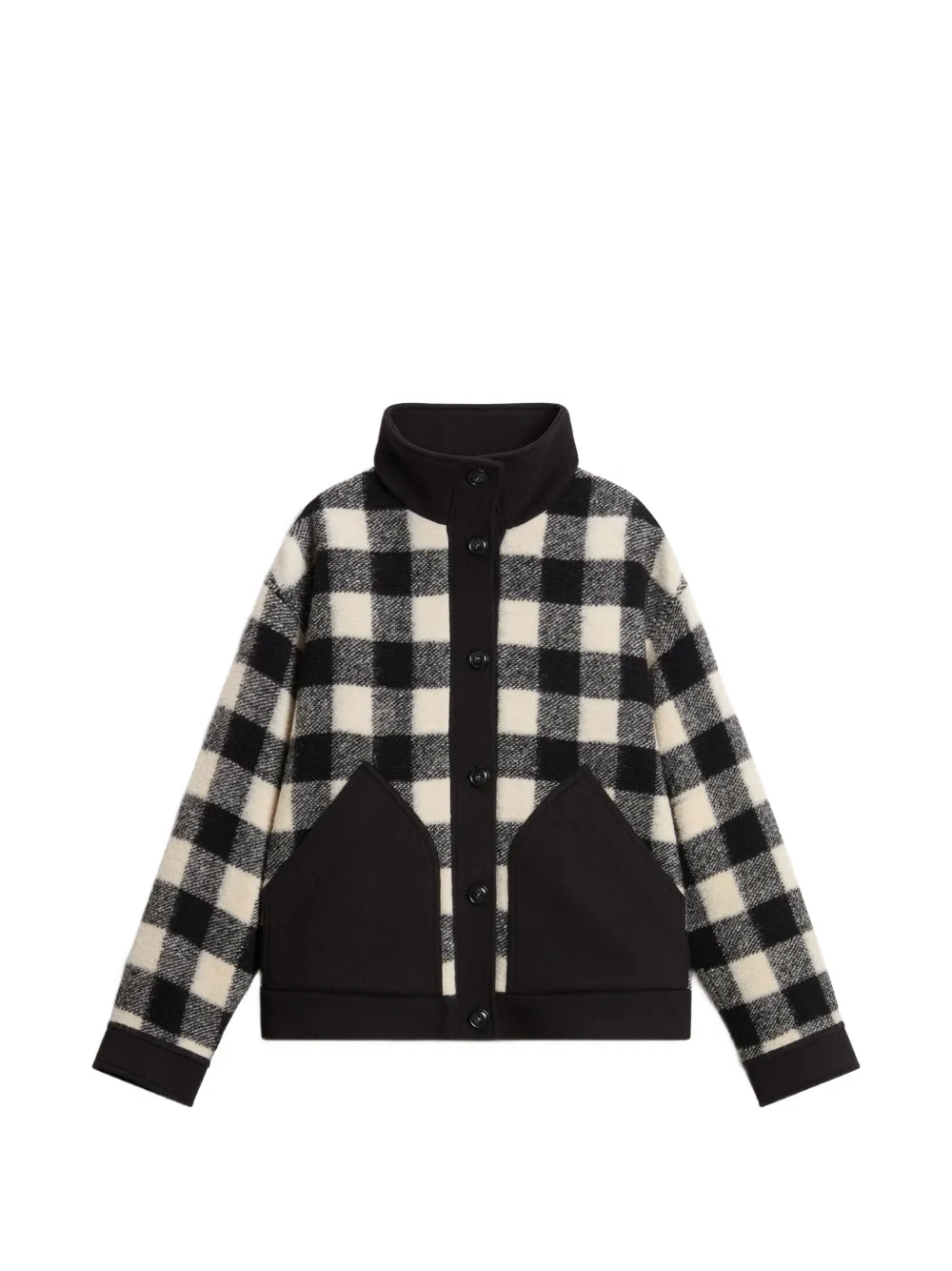 Woolrich Karierter Gentry Cardigan - Schwarz