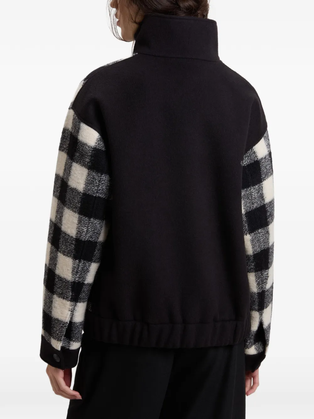 Woolrich Gentry geruit vest Zwart