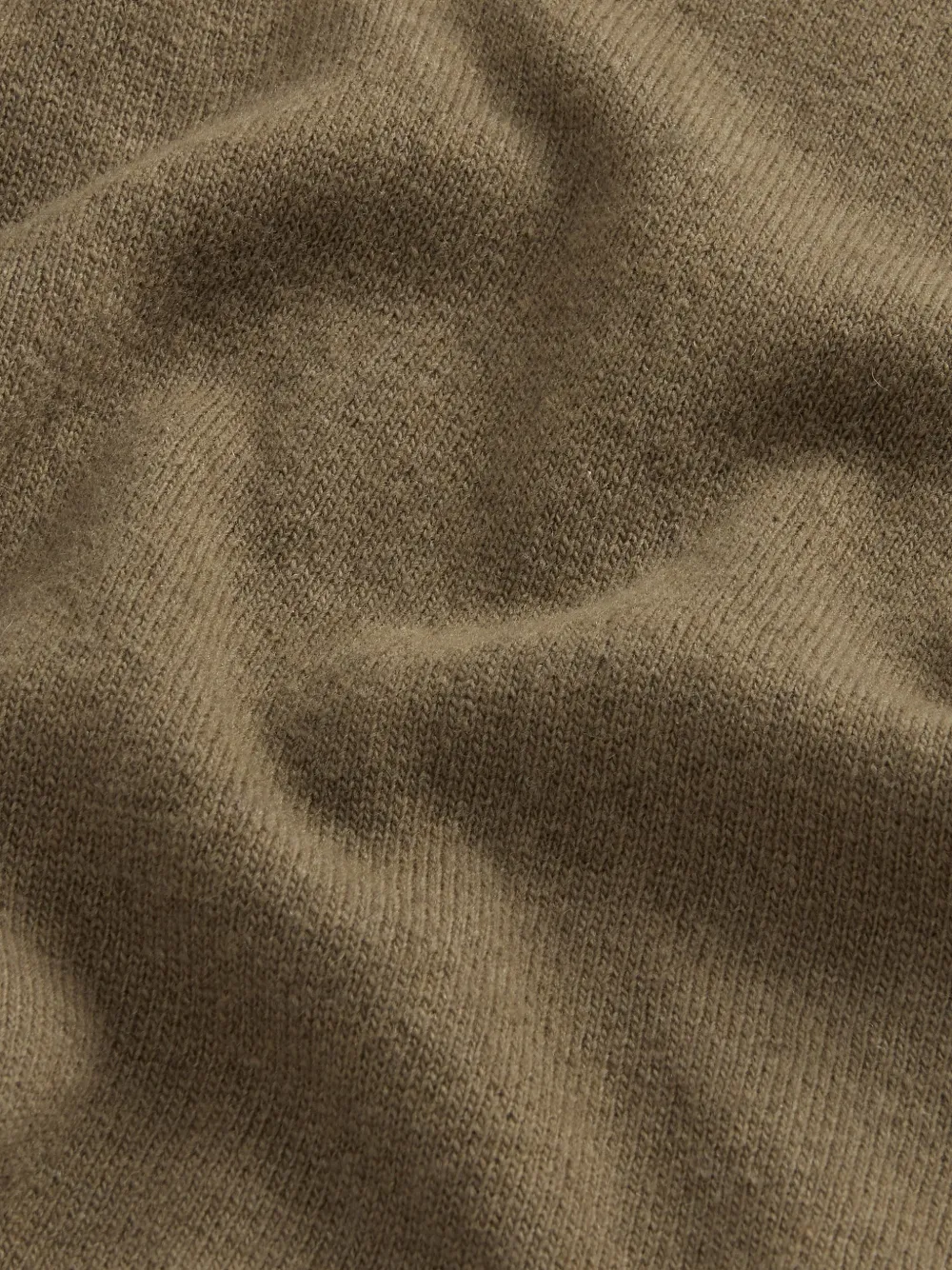 Woolrich Lamswollen trui met ronde hals Bruin