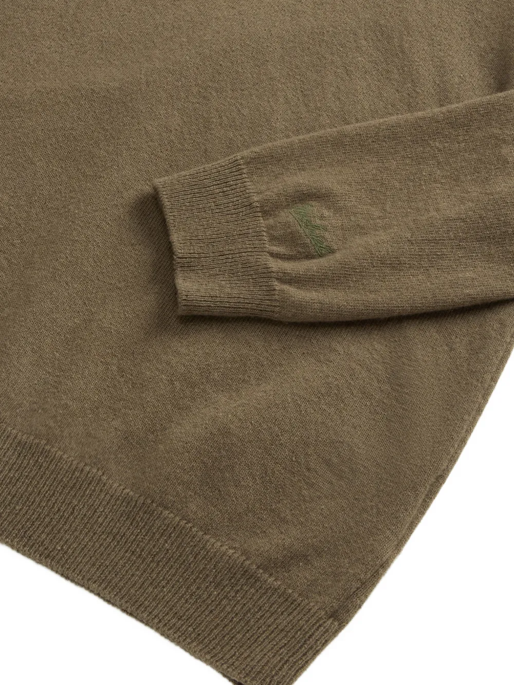 Woolrich Lamswollen trui met ronde hals Bruin