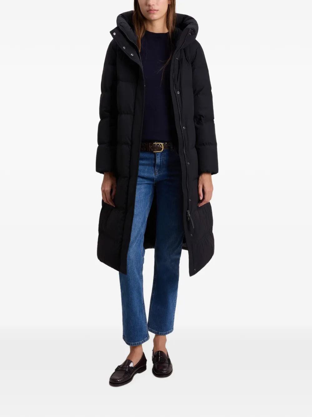 Woolrich Madison padded coat Zwart