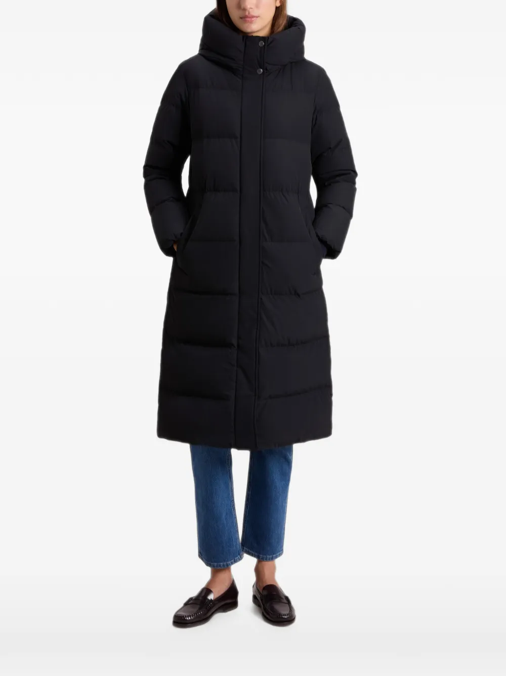 Woolrich Madison padded coat Zwart