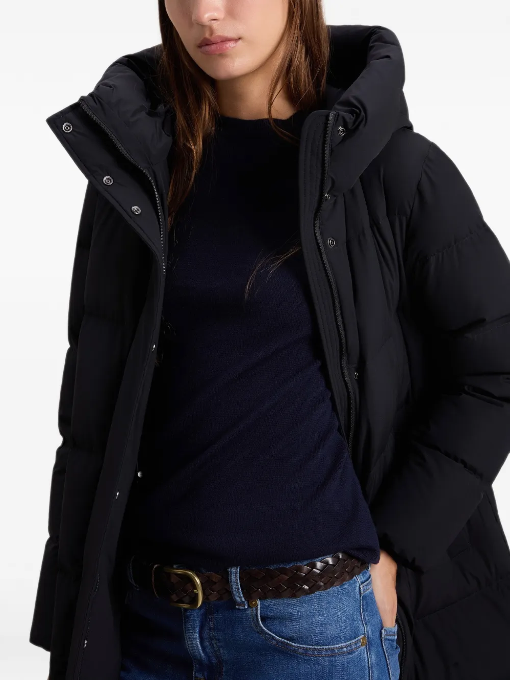 Woolrich Madison padded coat Zwart