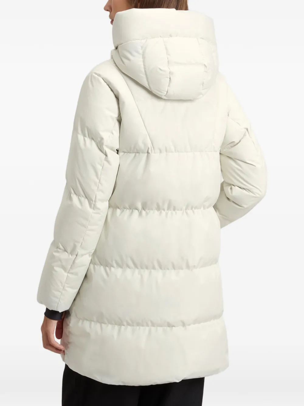 Woolrich GTX gewatteerd jack met capuchon Wit