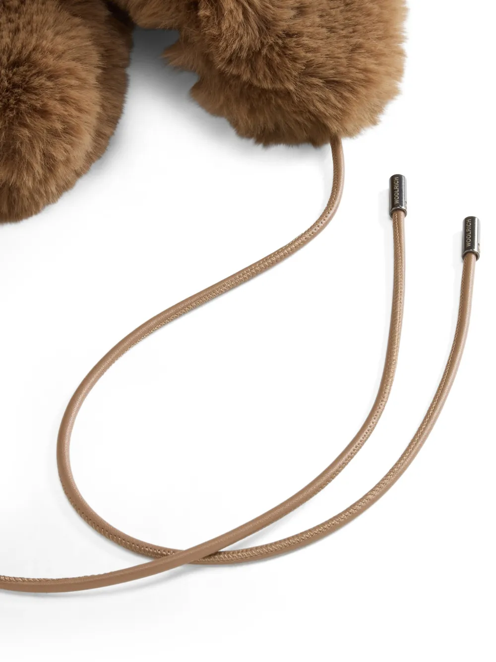 Woolrich Hoed van imitatiebont Bruin