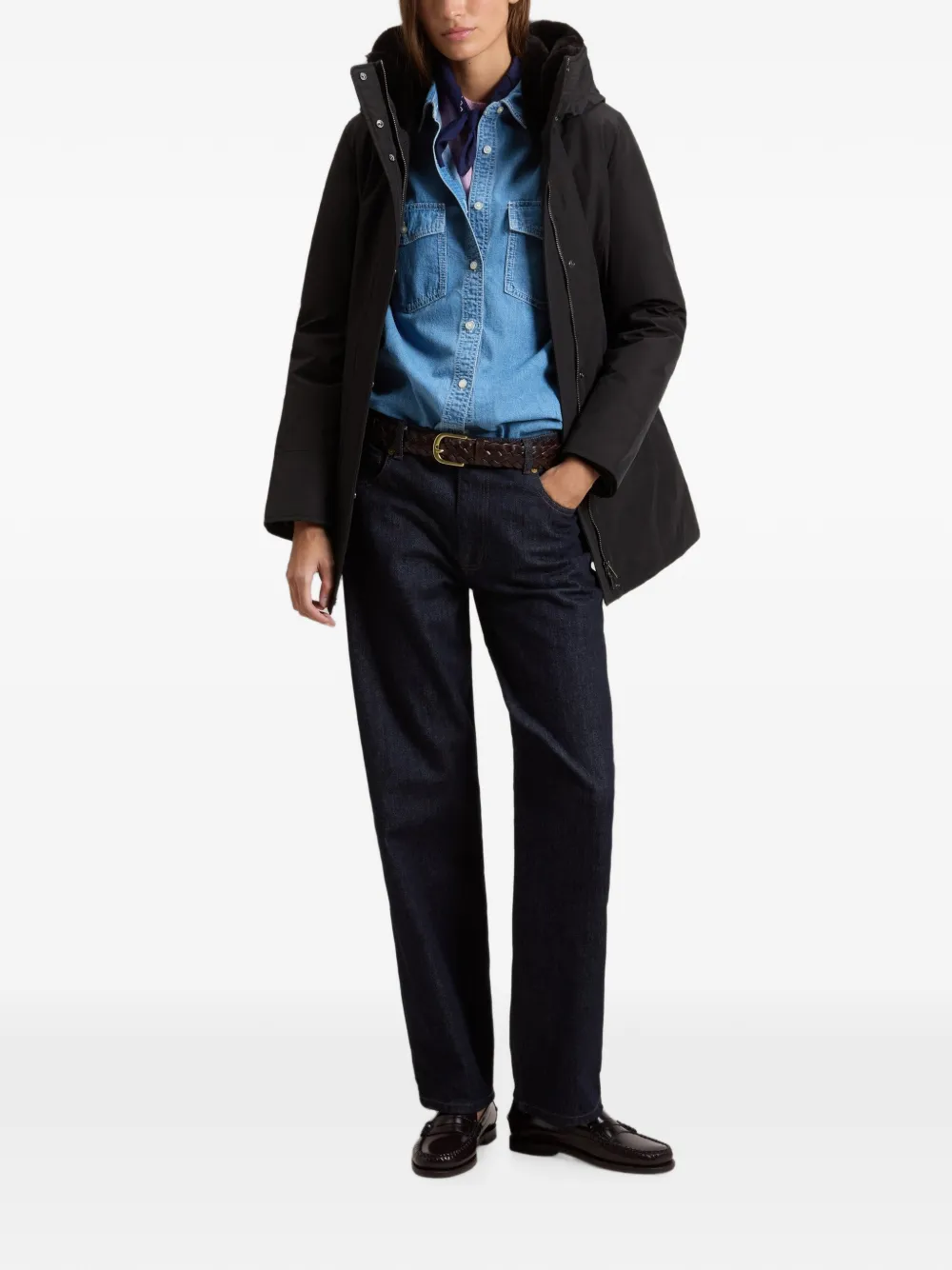 Woolrich Boulder parka Zwart