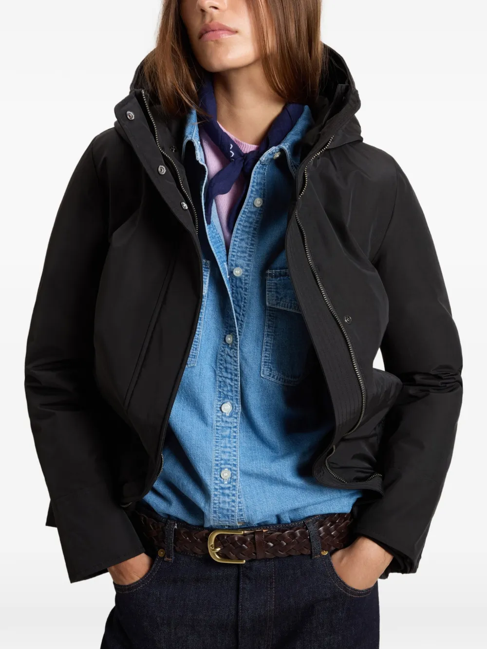 Woolrich Boulder parka Zwart